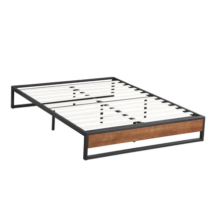 Sorrento Metal and Wood bed base - King Single-1951134902435057664