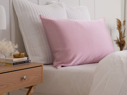 Pure Silk Pillow Case by Royal Comfort (Single Pack) - Lilac-1889884800454627328