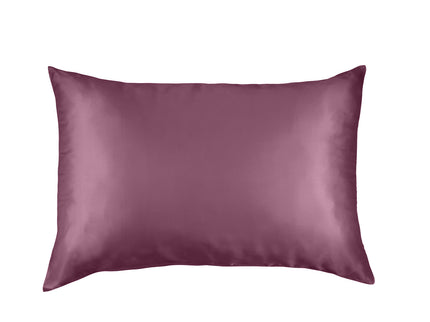 Pure Silk Pillow Case by Royal Comfort (Single Pack) - Malaga Wine-1889884800605622273