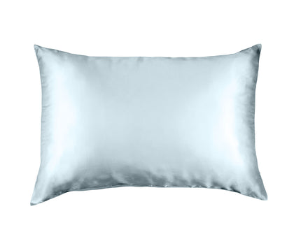 Pure Silk Pillow Case by Royal Comfort (Single Pack) - Soft Blue-1889884800928583681