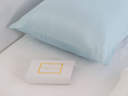 Pure Silk Pillow Case by Royal Comfort (Single Pack) - Soft Blue-1889884800928583682