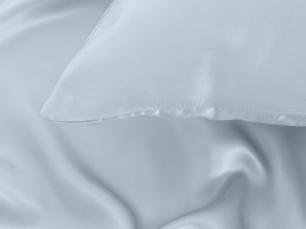Pure Silk Pillow Case by Royal Comfort (Single Pack) - Soft Blue-1889884800928583687