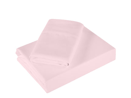 Royal Comfort - 1200TC Ultrasoft 4 Pc Sheet Set - Queen - Soft Pink-1899951221347848194