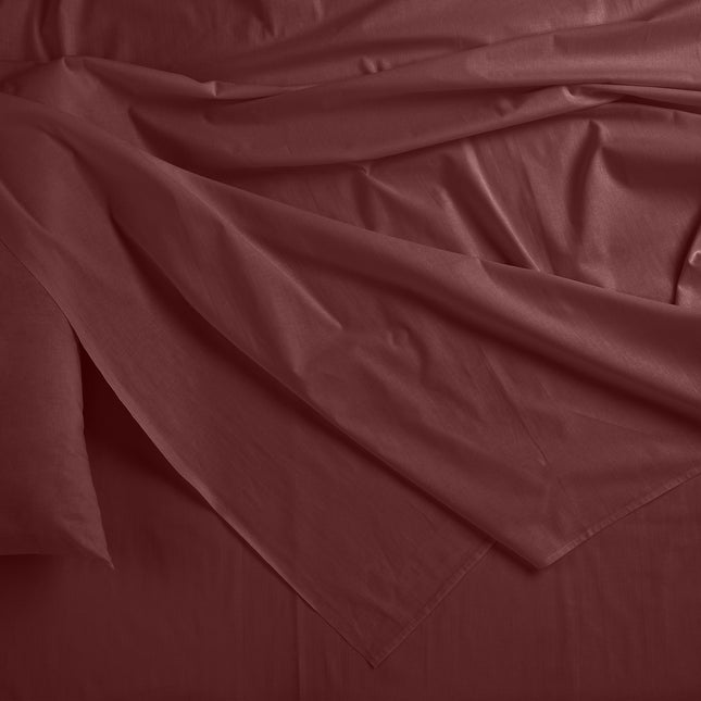 Royal Comfort Blended Bamboo Sheet Set Malaga Wine - Queen-1951134881874579457