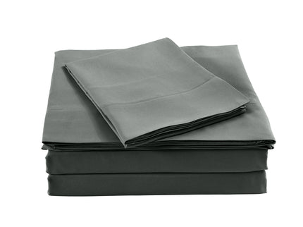 Royal Comfort Blended Bamboo Sheet Set Charcoal - King-1889884878313492482