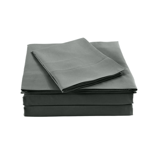 Royal Comfort Blended Bamboo Sheet Set Charcoal - King-1889884878313492482