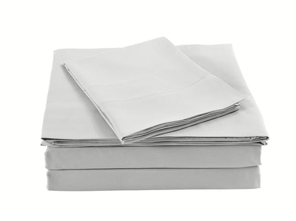 Royal Comfort Blended Bamboo Sheet Set Light Grey - King-1897053484189093890