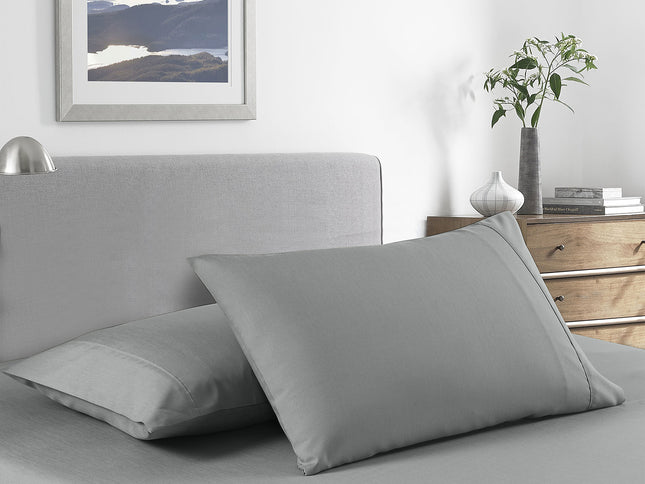 Royal Comfort Bamboo Cooling 2000TC Sheet Set - Single - Mid Grey-1889884878942638081