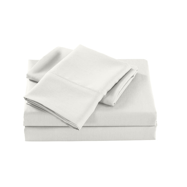 Royal Comfort Bamboo Cooling 2000TC Sheet Set Single - Natural-1951134884164669442