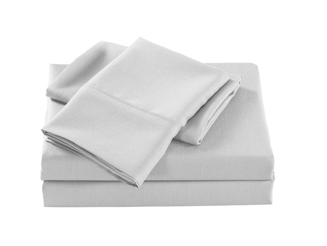 Royal Comfort Bamboo Cooling 2000TC Sheet Set Double - Pearl Stone-1951134884345024514