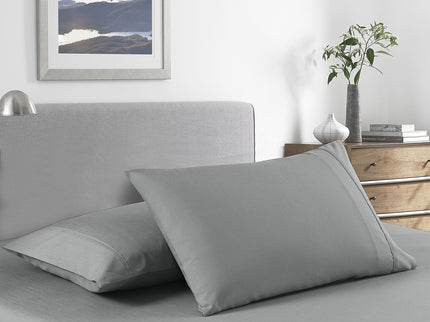 Royal Comfort Bamboo Cooling 2000TC Sheet Set King - Mid Grey-1889884880511307777