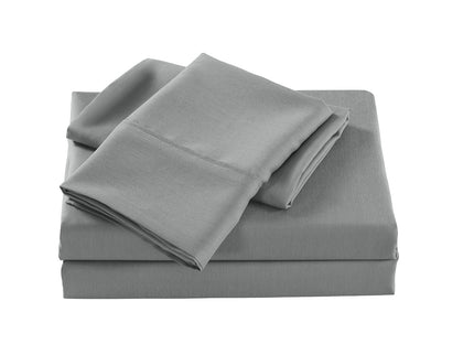 Royal Comfort Bamboo Cooling 2000TC Sheet Set King - Mid Grey-1889884880511307778