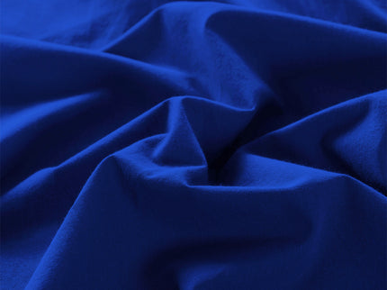 Royal Comfort Vintage Washed 100 % Cotton Sheet Set Single - Royal Blue-1917365876152209414