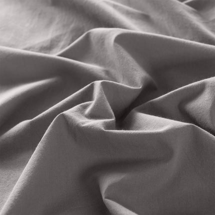 Royal Comfort Vintage Washed 100 % Cotton Sheet Set Double - Grey-1951134888207978502
