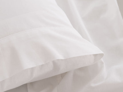 Royal Comfort Vintage Washed 100% Cotton Sheet Set King - White-1889884886471413763