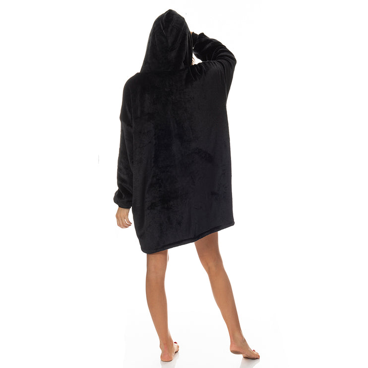 Royal Comfort Snug Hoodie - Black-1951134892918181890