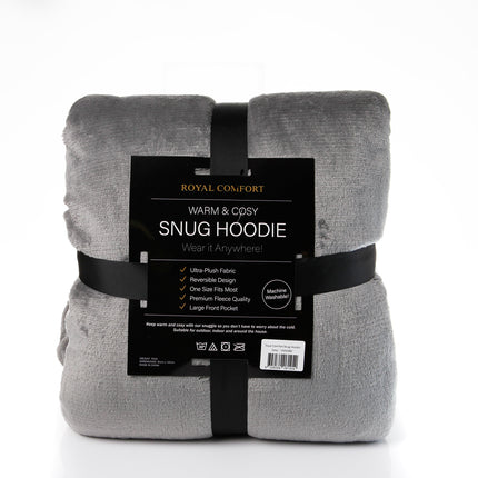 Royal Comfort Snug Hoodie - Grey-1951134893165645828