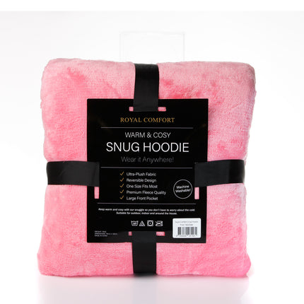 Royal Comfort Snug Hoodie - Pink-1951134893354389508