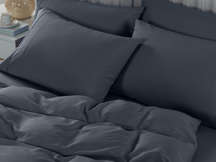 Royal Comfort Bamboo Cooling 2000TC 6-Piece Combo Set -Queen-Charcoal-1889884830846554114