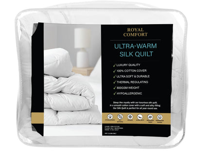 Royal Comfort 800GSM Silk Quilt - Double-1911653846833303558