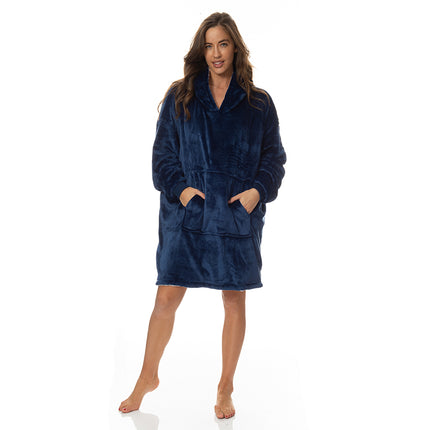 Royal Comfort Snug Hoodie - Navy-1951134893744459776