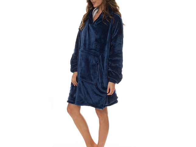 Royal Comfort Snug Hoodie - Navy-1951134893744459777
