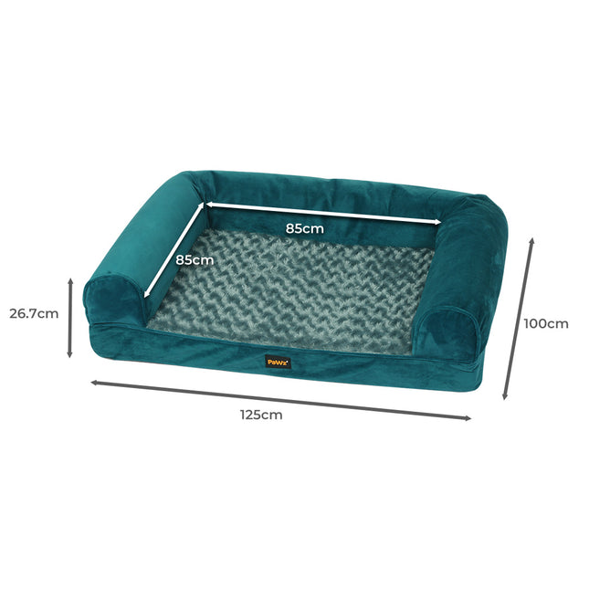 PaWz Pet Bed Sofa Dog Bedding Soft Warm XXL Blue XX-Large-1973193627756793858