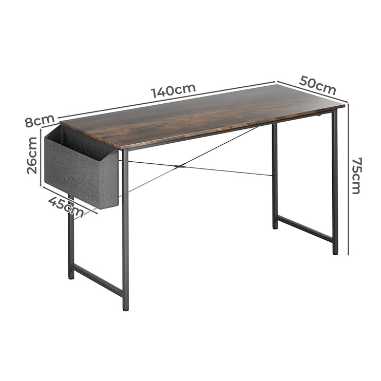 Levede Computer Desk Study Table Storage 140cm-1973193442171424770
