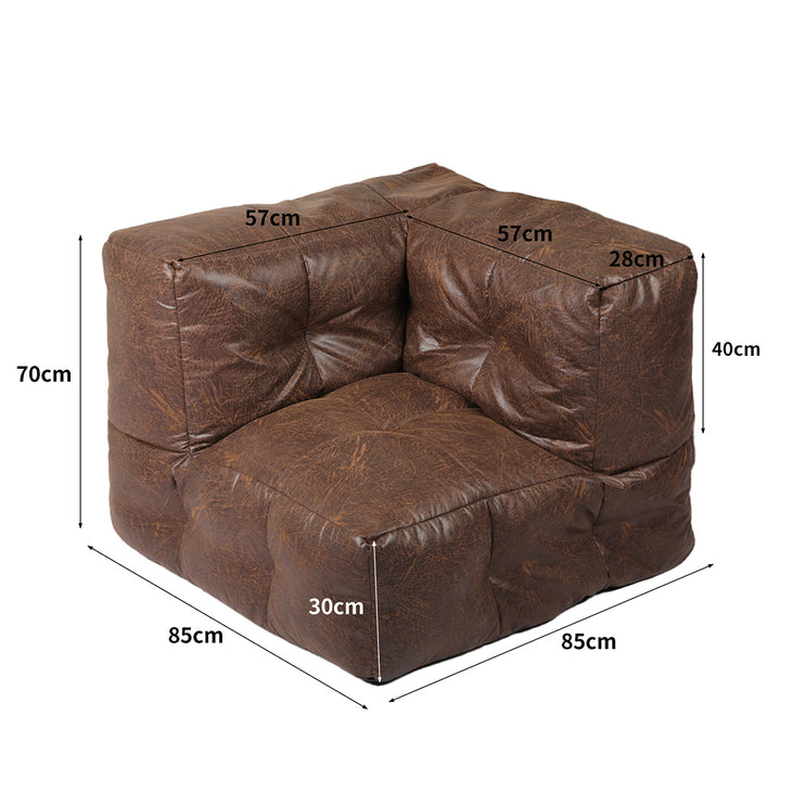 Marlow Bean Bag Cover Chair Modular-1973194023103500290