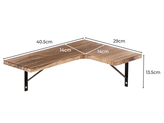 Levede Floating Shelf DIY Corner Hanging-1973194042829312002