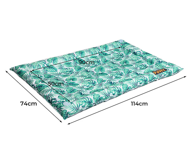 PaWz Pet Cool Gel Mat Cat Bed Dog Bolster L Large-1973193649235824642