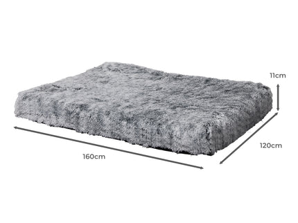 PaWz Dog Mat Pet Calming Bed Memory XXL Charcoal XX-Large-1864184531305762818