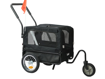 PaWz Pet Stroller Bike Trailer 2-IN-1 Sunroof-1864184626252222464