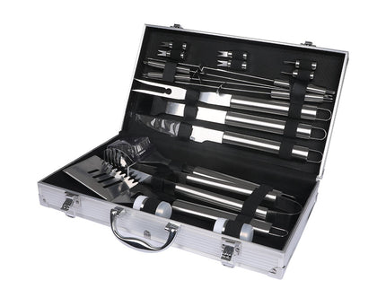 Moyasu 18Pcs BBQ Tool Set Stainless-1942353288884260864