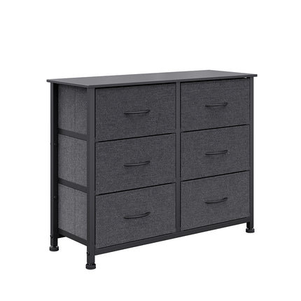 Levede Storage Cabinet Tower Chest Dark Grey-1973194072088776704