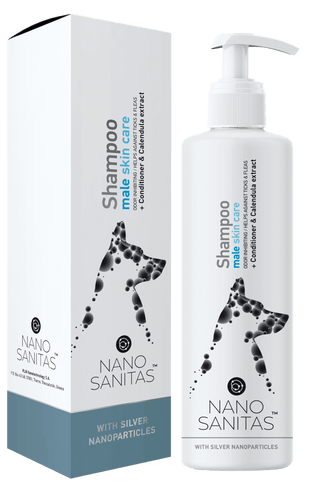 Nano Sanitas Male Skin Care Dog Shampoo 250 ml-1831155596787847168