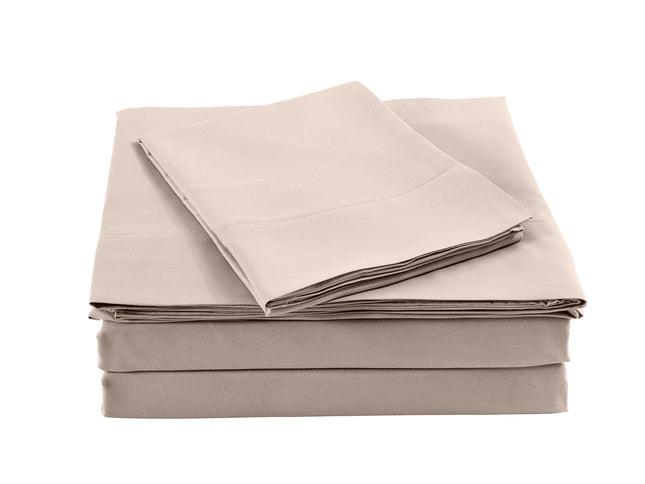 Royal Comfort Blended Bamboo Sheet Set Warm Grey - Queen-1889884831836409857