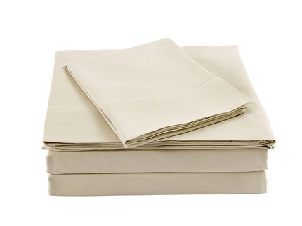 Royal Comfort Blended Bamboo Sheet Set Dark Ivory - King-1889884832121622529