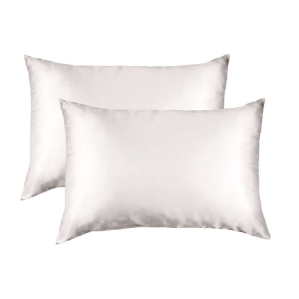MULBERRY SILK PILLOW CASE TWIN PACK - SIZE: 51X76CM - SILVER-1951134812500791296