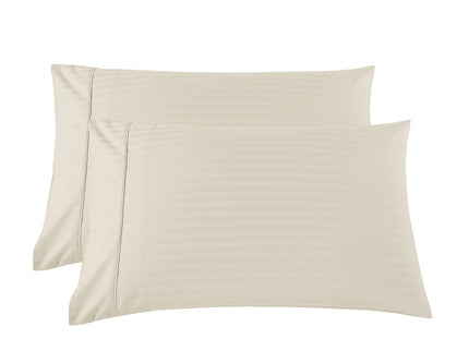 KENSINGTON 1200TC COTTON SHEET SET IN STRIPE-QUEEN -  SAND-1902483610955550725