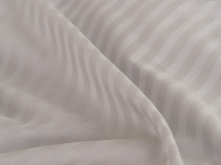 KENSINGTON 1200TC COTTON SHEET SET IN STRIPE- DOUBLE - SILVER (GREY)-1902483611362398214