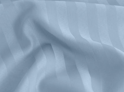 KENSINGTON 1200TC COTTON SHEET SET IN STRIPE-KING - CHAMBRAY (BLUE)-1889884834466238470