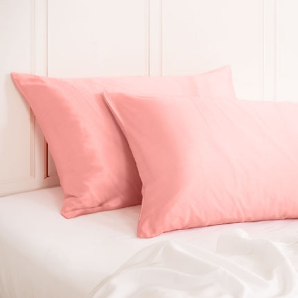MULBERRY SILK PILLOW CASE TWIN PACK - SIZE: 51X76CM - BLUSH-1951134813234794500
