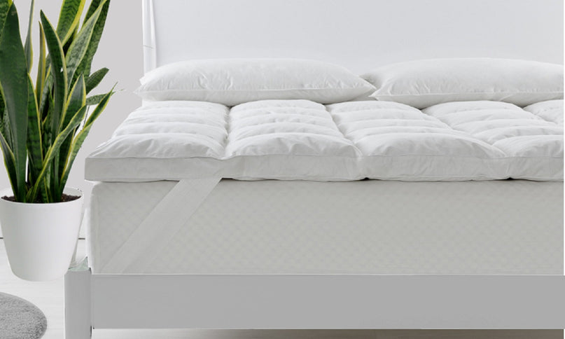 Royal Comfort Duck Feather and Down Mattress Toppers / 1800GSM - Single-1902483605544898560