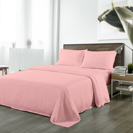 Royal Comfort Bamboo Blended Sheet Set Blush - Queen-1951134851948220416