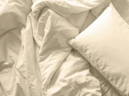 Royal Comfort Blended Bamboo Quilt Cover Sets -Dark Ivory-Double-1889884803554217987