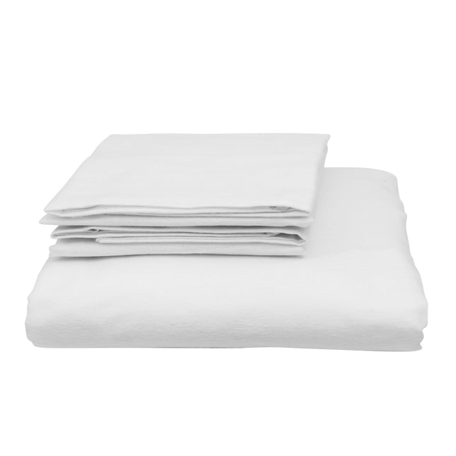 Royal Comfort Blended Bamboo Quilt Cover Sets -White-Queen-1951134819299758082