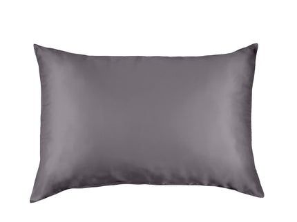 Pure Silk Pillow Case by Royal Comfort-Charcoal-1889884798789488640