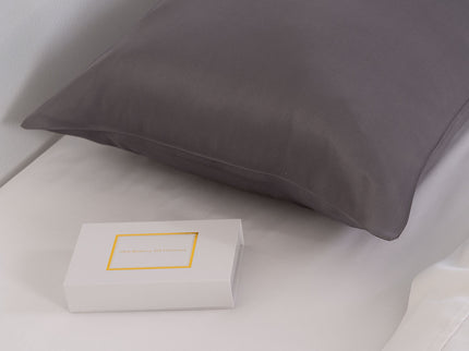Pure Silk Pillow Case by Royal Comfort-Charcoal-1889884798789488643