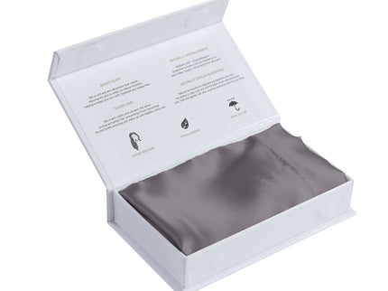 Pure Silk Pillow Case by Royal Comfort-Charcoal-1889884798789488645